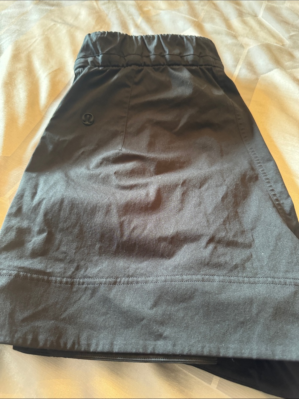 lululemon athletica Black shorts with Elastic Waistband
